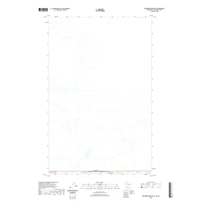 2020 Map of Bertrand Creek OE N, 2020 Print