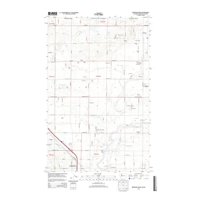 2014 Map of Bertrand Creek, 2014 Print