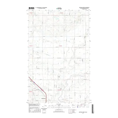 2017 Map of Bertrand Creek, 2017 Print