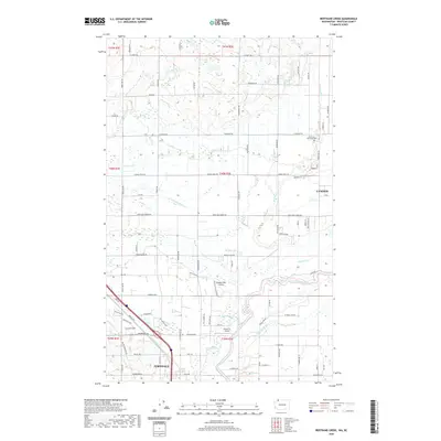 2020 Map of Bertrand Creek, 2020 Print