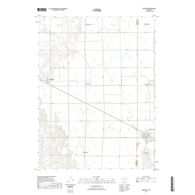 2017 Map of Bertrand, 2017 Print