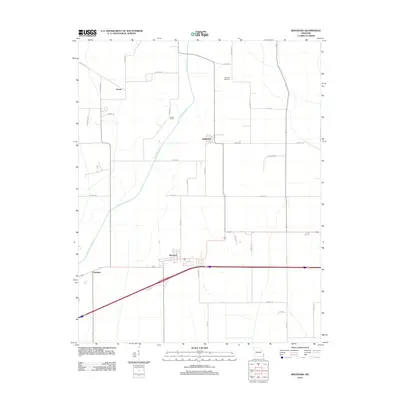 2012 Map of Bertrand, 2012 Print