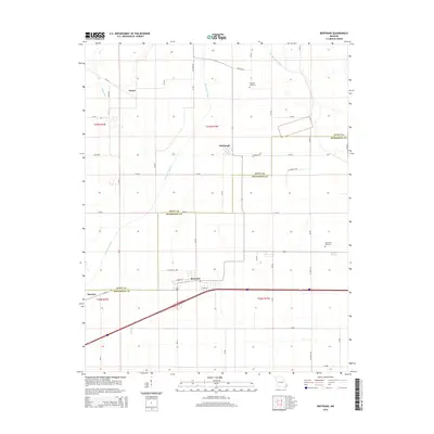 2015 Map of Bertrand, 2015 Print