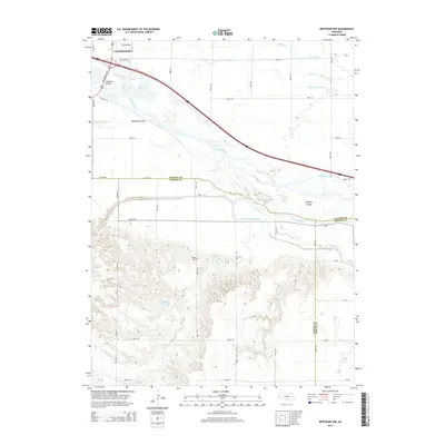 2014 Map of Bertrand NW, 2014 Print