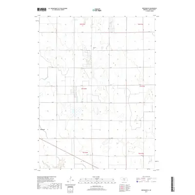 2017 Map of Bertrand SE, 2017 Print