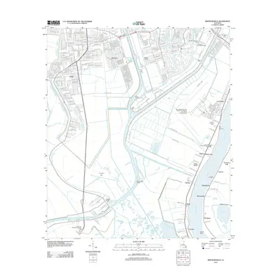 2012 Map of Bertrandville, 2012 Print