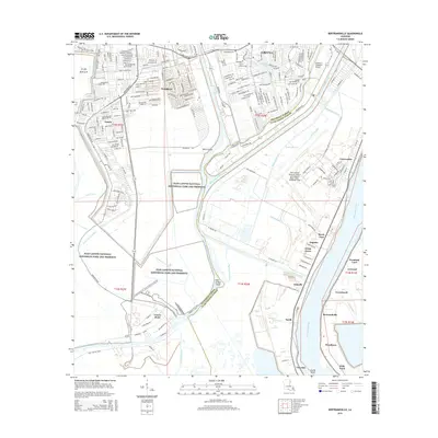 2015 Map of Bertrandville, 2015 Print