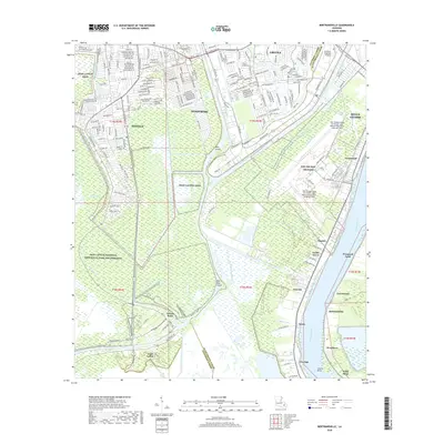 2018 Map of Bertrandville, 2018 Print