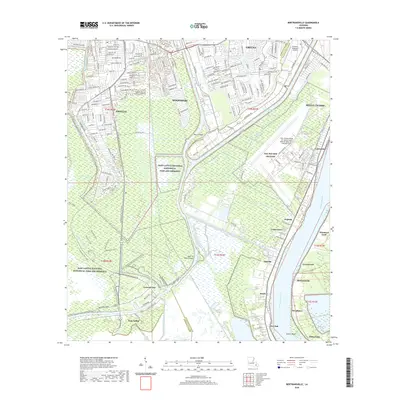 2020 Map of Bertrandville, 2020 Print