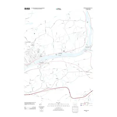 2013 Map of Berwick, 2013 Print