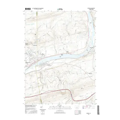 2016 Map of Berwick, 2016 Print