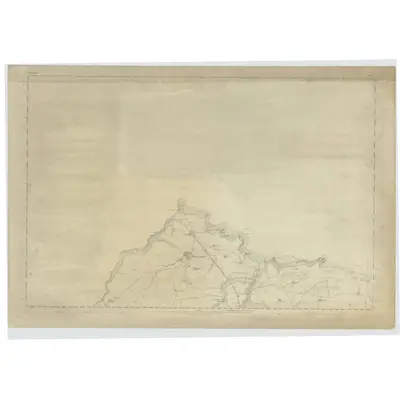 1855 Map of Berwickshire, Sheet I, 1857 Print