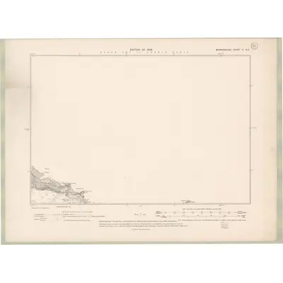 1906 Map of Berwickshire Sheet II.SE, 1908 Print