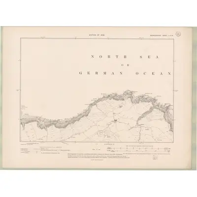 1906 Map of Berwickshire Sheet II.SW, 1908 Print