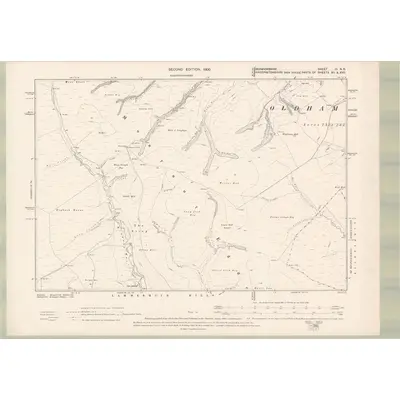 1898 Map of Berwickshire Sheet III.NE, 1900 Print