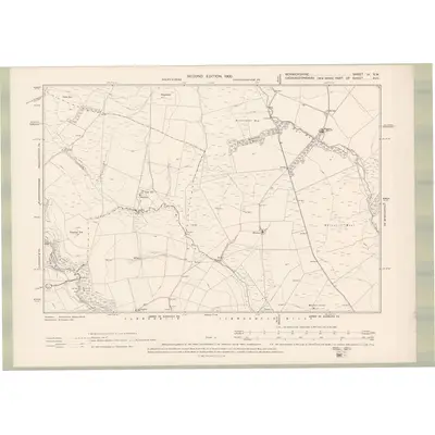 1897 Map of Berwickshire Sheet IV.SW, 1900 Print