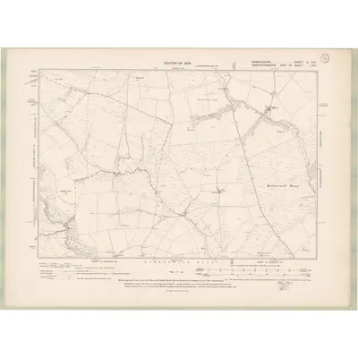 1906 Map of Berwickshire Sheet IV.SW, 1908 Print
