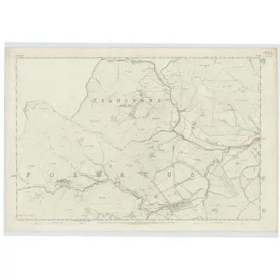 1857 Map of Berwickshire, Sheet IX, 1862 Print