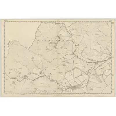 1857 Map of Berwickshire, Sheet IX, 1862 Print