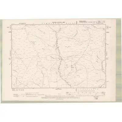 1897 Map of Berwickshire Sheet VII.SE, 1900 Print