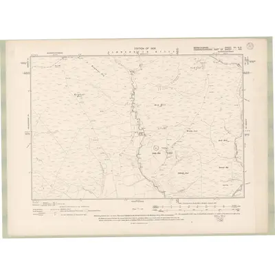 1906 Map of Berwickshire Sheet VII.SE, 1908 Print