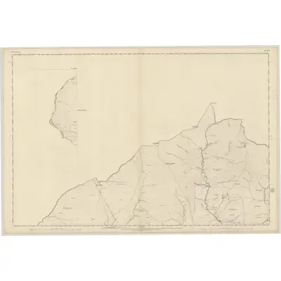1857 Map of Berwickshire, Sheet VII (with inset XIIIA), 1862 Print