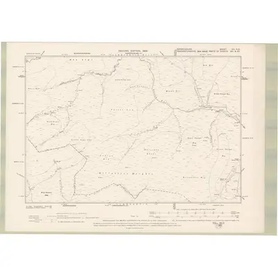 1897 Map of Berwickshire Sheet VIII.NE, 1900 Print