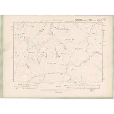 1906 Map of Berwickshire Sheet VIII.NW, 1908 Print