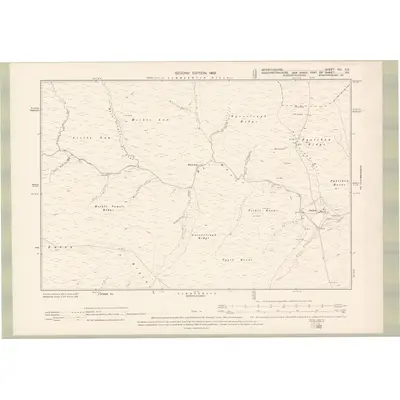 1897 Map of Berwickshire Sheet VIII.SE, 1900 Print