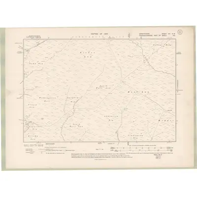 1906 Map of Berwickshire Sheet VIII.SW, 1908 Print