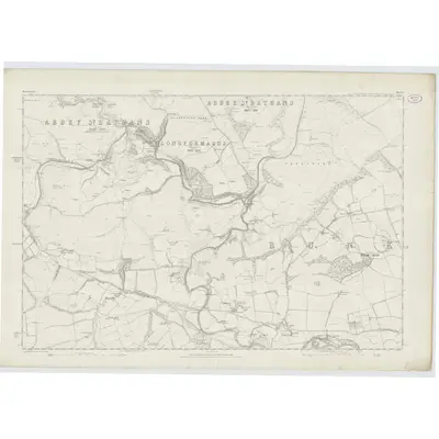 1857 Map of Berwickshire, Sheet X, 1862 Print