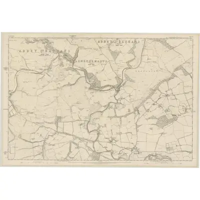 1857 Map of Berwickshire, Sheet X, 1862 Print