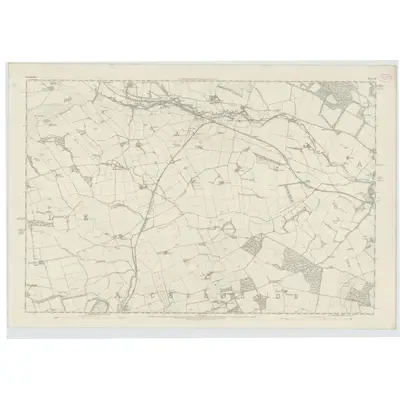 1856 Map of Berwickshire, Sheet XI, 1860 Print