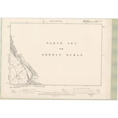 1897 Map of Berwickshire Sheet XII.SE, 1900 Print