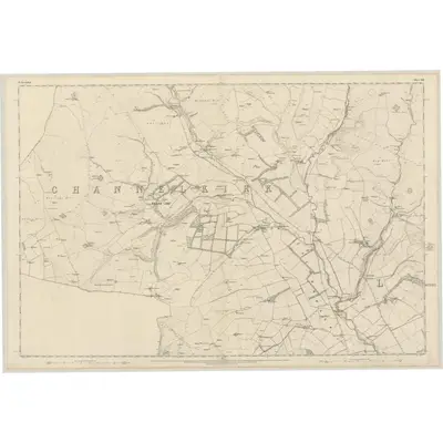 1859 Map of Berwickshire, Sheet XIII, 1862 Print