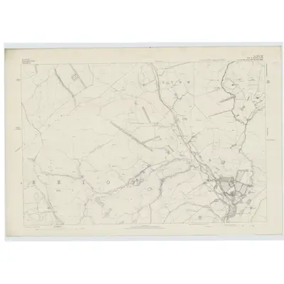 1853 Map of Berwickshire, Sheet XIIIA, 1854 Print