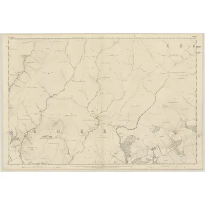 1857 Map of Berwickshire, Sheet XIV, 1862 Print