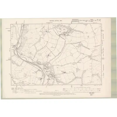 1897 Map of Berwickshire Sheet XIX.SW, 1900 Print