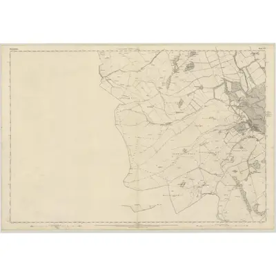 1857 Map of Berwickshire, Sheet XIX (with inset XXV), 1862 Print