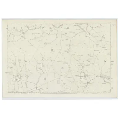1857 Map of Berwickshire, Sheet XV, 1862 Print
