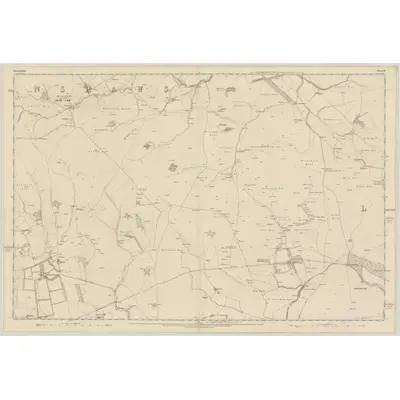 1857 Map of Berwickshire, Sheet XV, 1862 Print