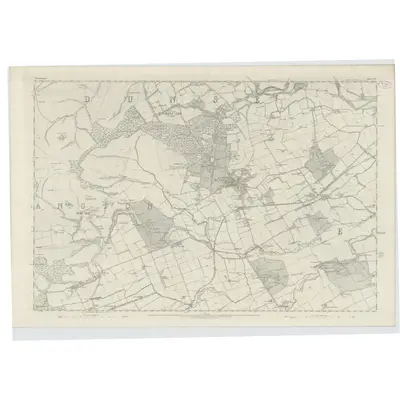 1857 Map of Berwickshire, Sheet XVI, 1862 Print