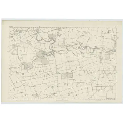 1856 Map of Berwickshire, Sheet XVII, 1862 Print