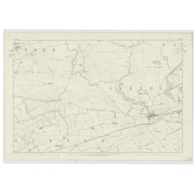 1857 Map of Berwickshire, Sheet XXI, 1862 Print