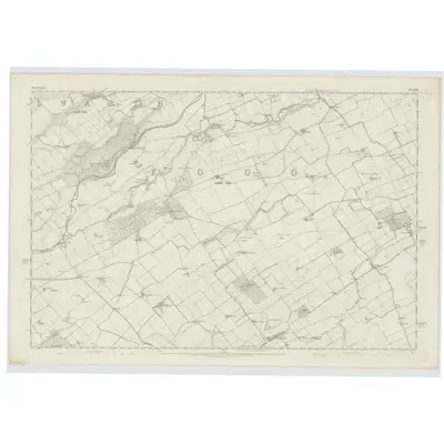 1858 Map of Berwickshire, Sheet XXII, 1862 Print