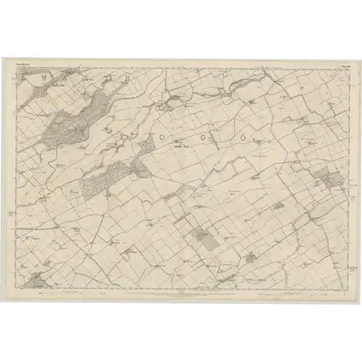 1858 Map of Berwickshire, Sheet XXII, 1862 Print