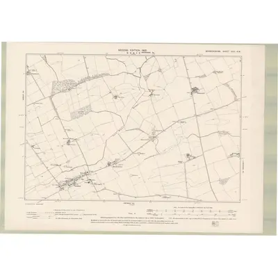 1897 Map of Berwickshire Sheet XXIII.NW, 1900 Print