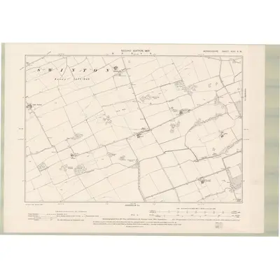 1897 Map of Berwickshire Sheet XXIII.SW, 1900 Print