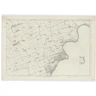 1858 Map of Berwickshire, Sheet XXIII (with inset XXIV), 1862 Print