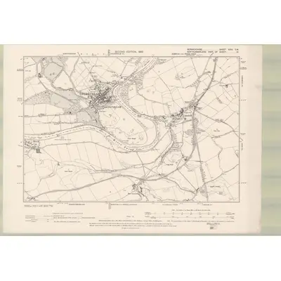 1896 Map of Berwickshire Sheet XXIX.SW, 1900 Print